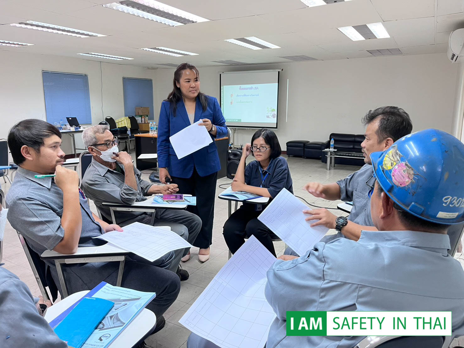 ผู้เข้าอบรมเรียนรู้ทั้งระบบความปลอดภัยและสิ่งแวดล้อมพร้อมกัน